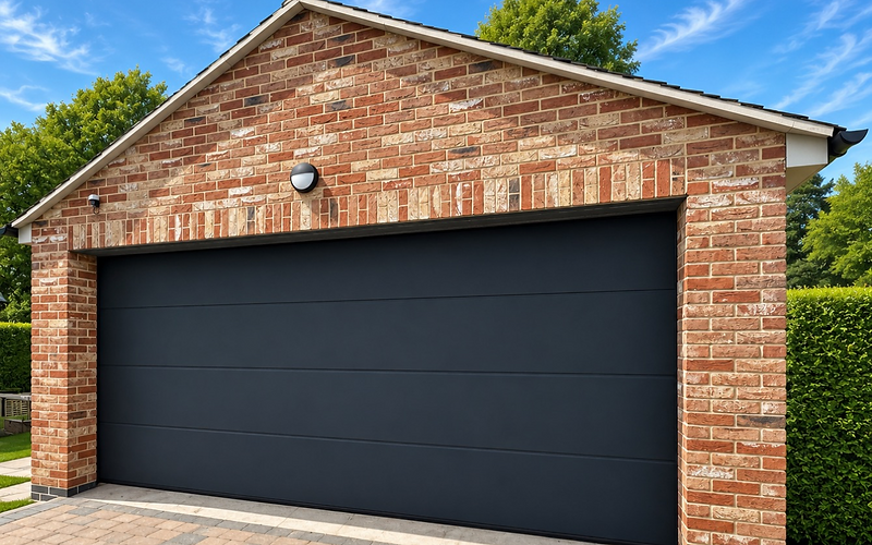 Sectional garage door